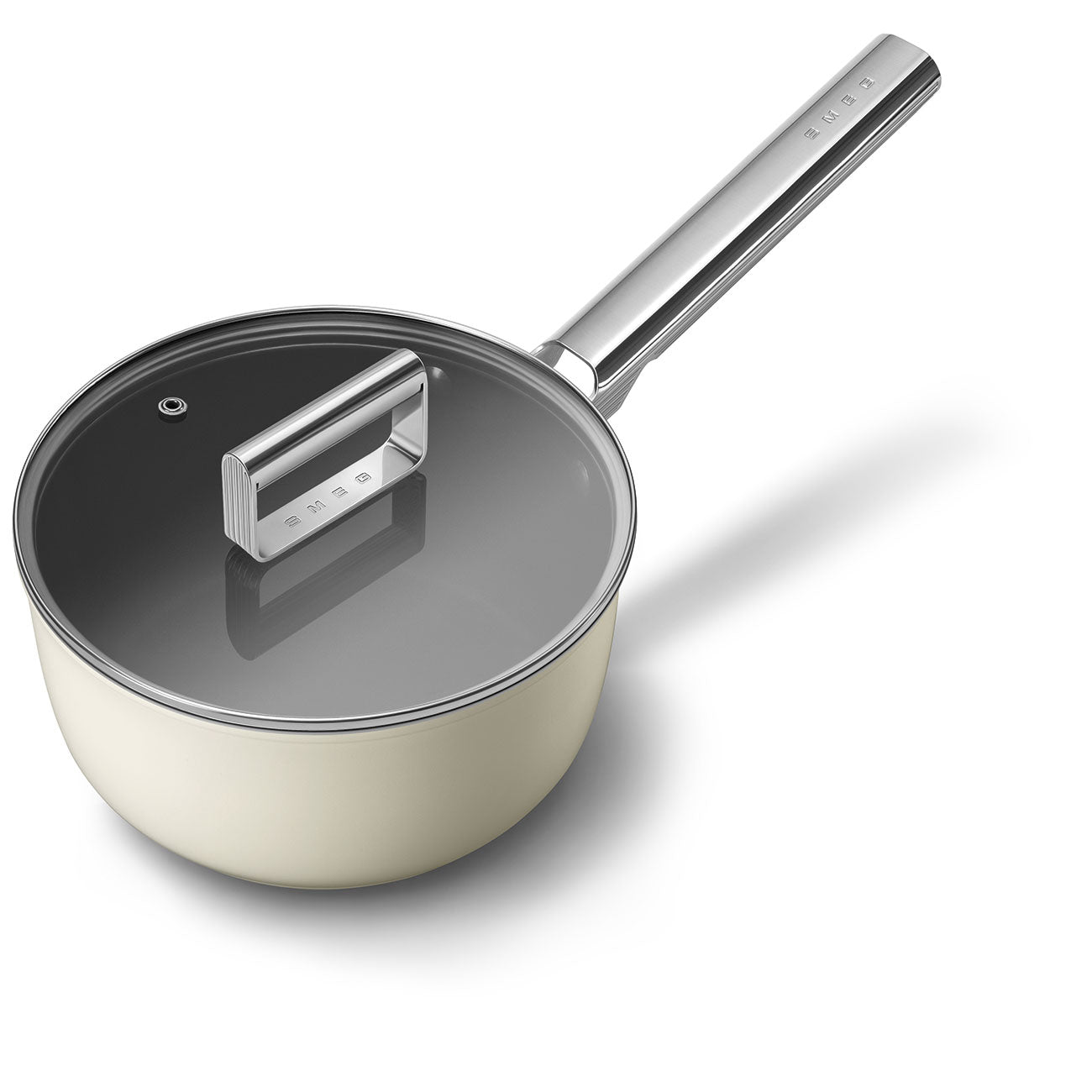 Saucepan with Lid - Cream