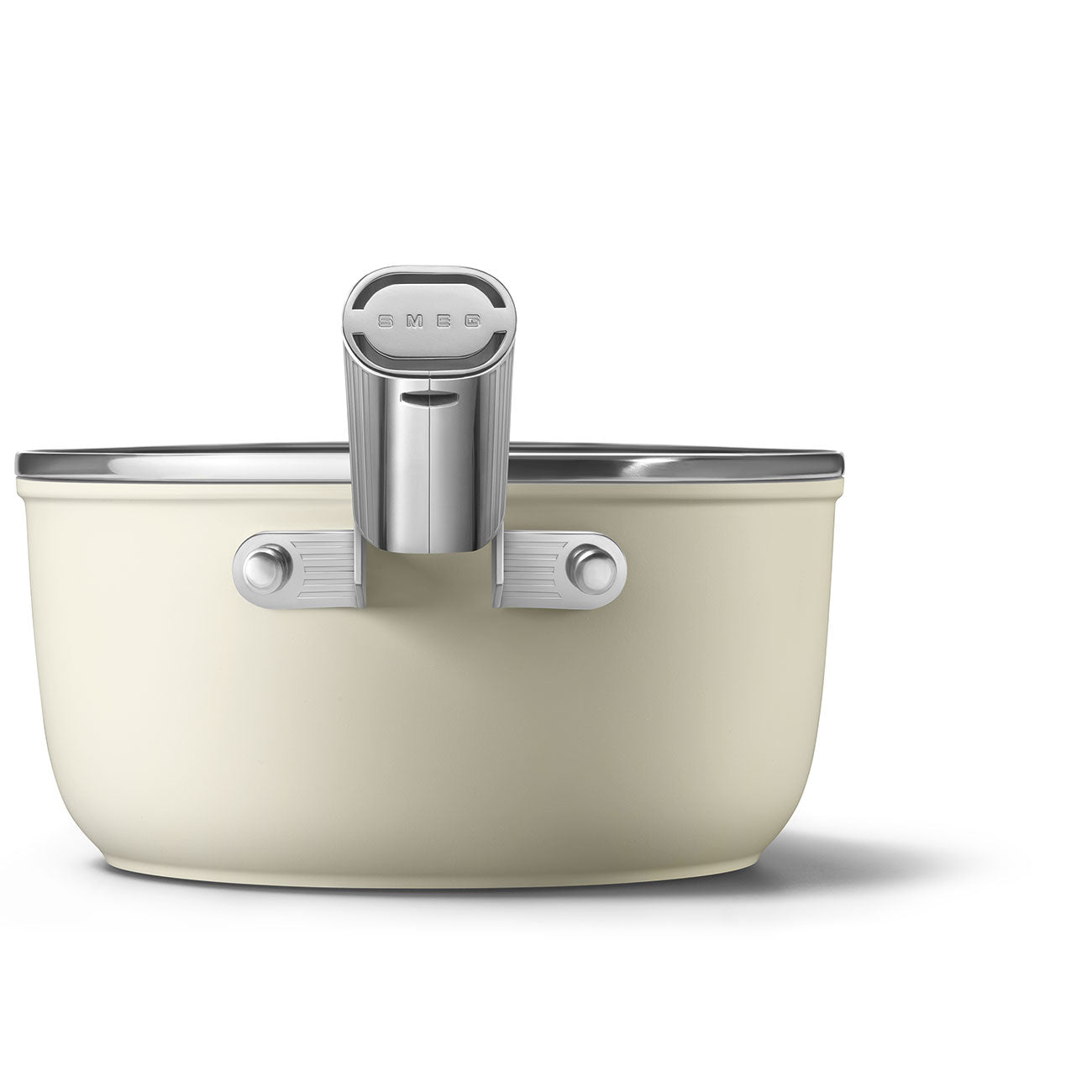Saucepan with Lid - Cream