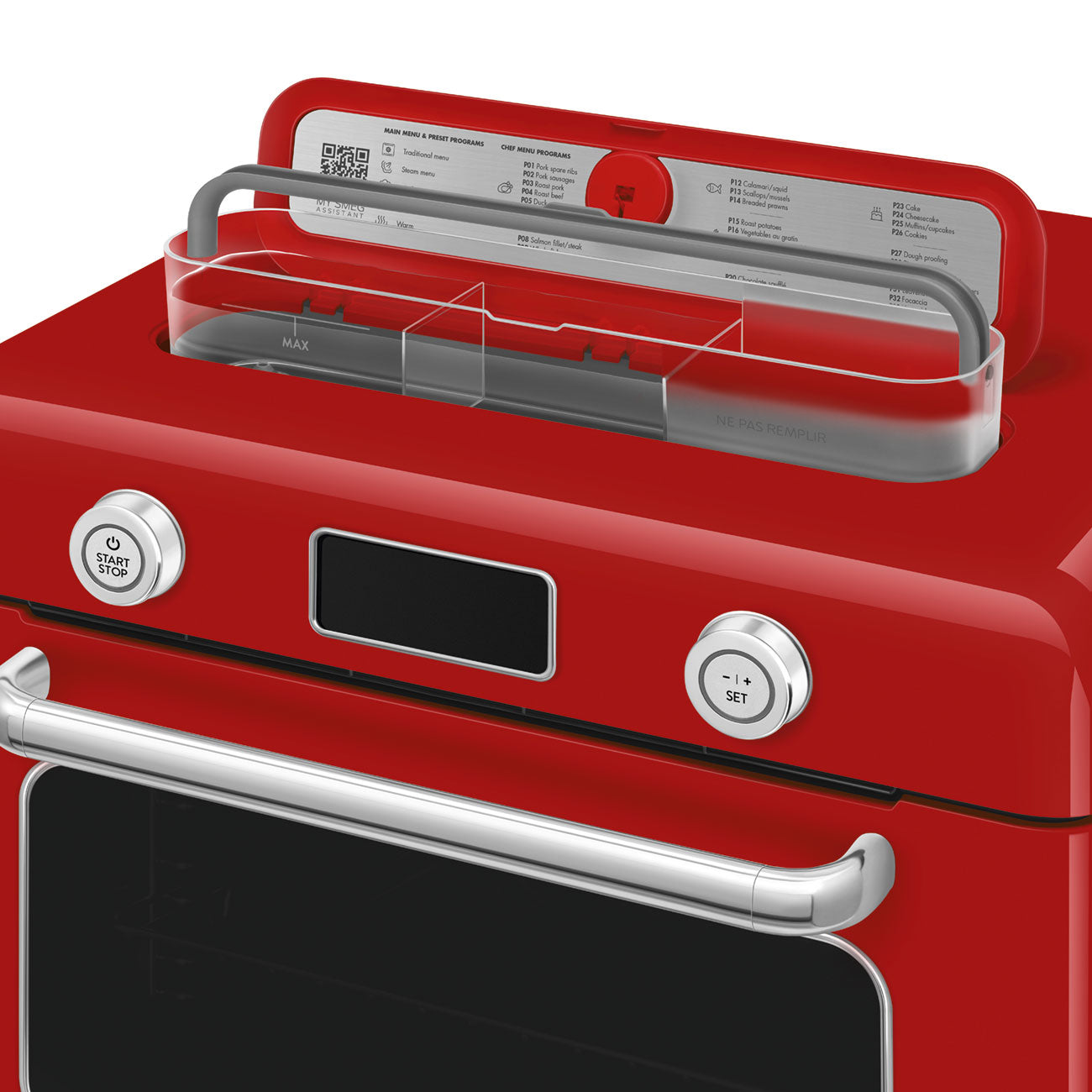 Countertop Combi Steam Oven w Airfry - Red