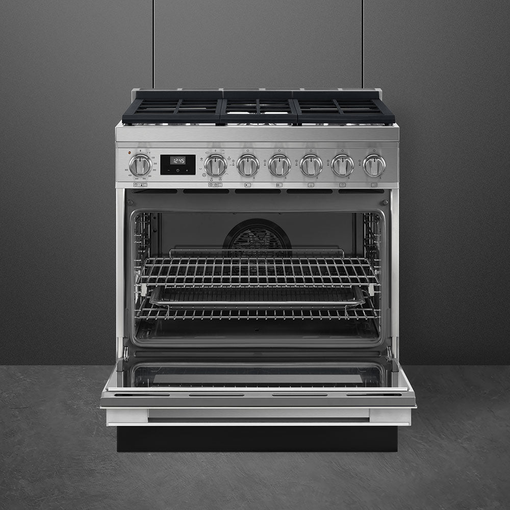 Portofino 30" Range - DUAL FUEL - Stainless Steel