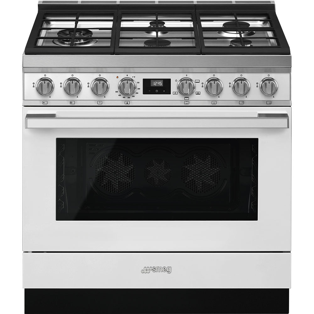 Portofino 36" Range - ALL GAS - White