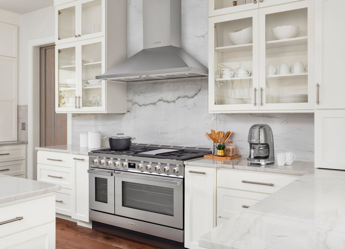 Portofino 48" Range - DUAL FUEL - Stainless Steel
