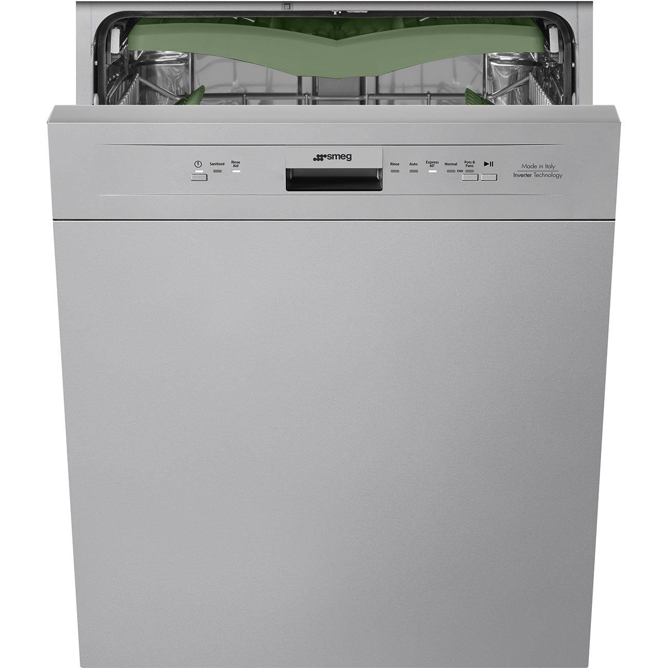 SMEG 24" Short TUB (82 CM), Pre Finished Dishwasher, 3 Rack, 46 DB