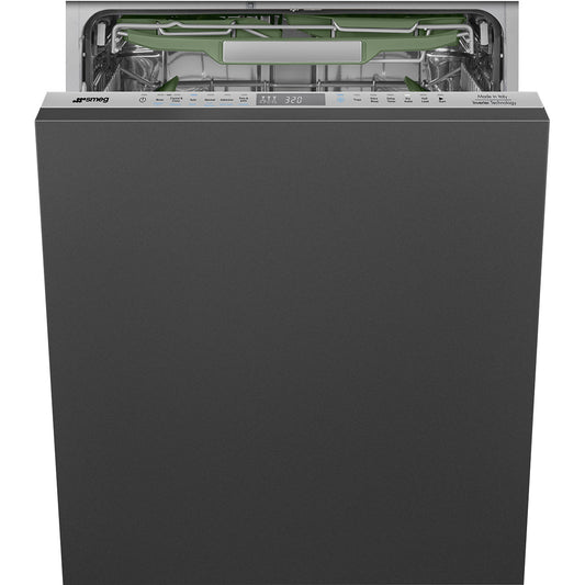 SMEG 24" Built in Dishwasher, 38 db, Total Aquastop, 16 Settings, Tall Tub