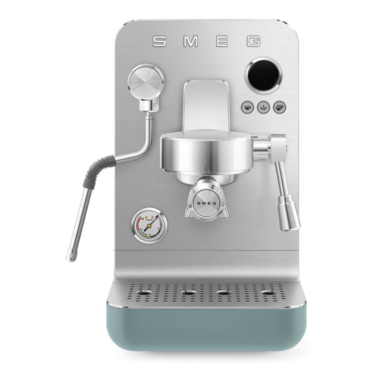 Mini-pro Manual Espresso Machine with Steam Wand - Matte Emerald Green