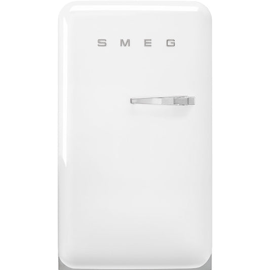 FAB10 Mini Fridge - White (Left Hinge)