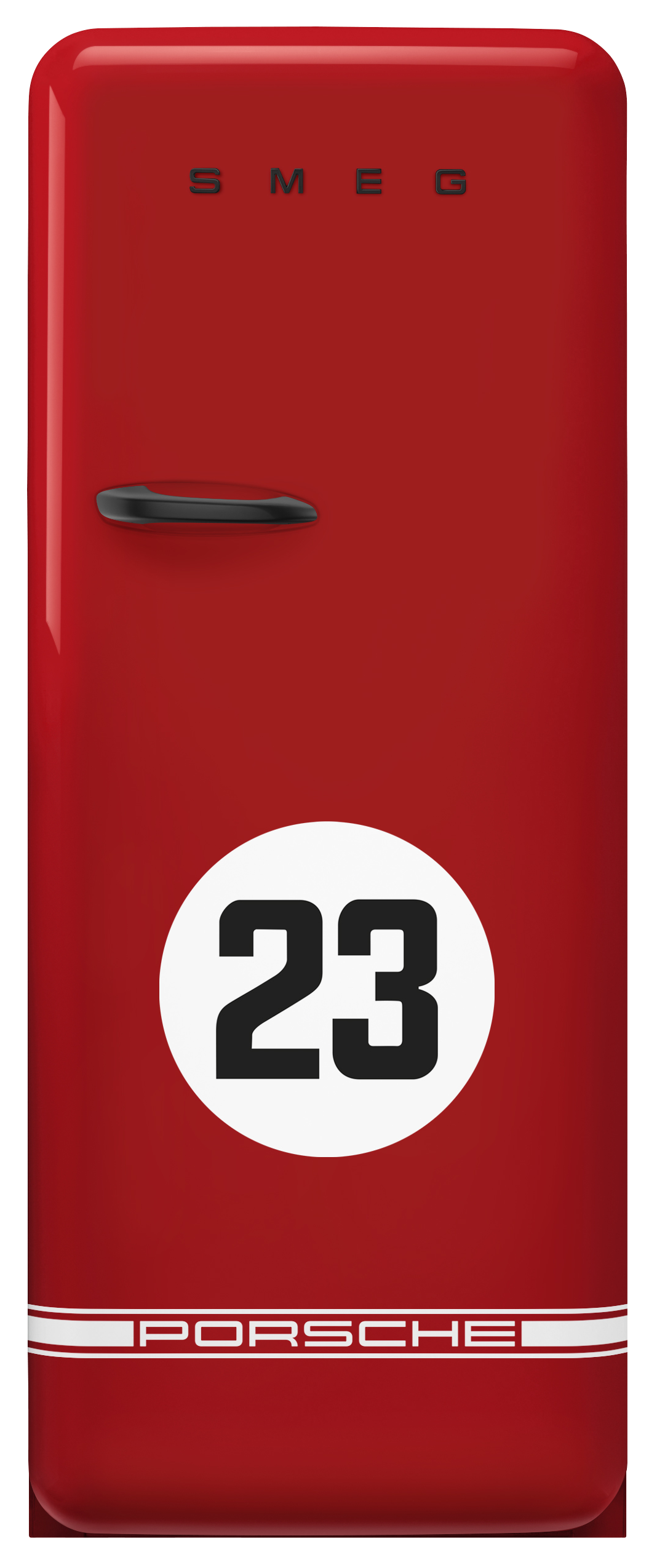 Porsche x SMEG FAB 28 Retro Style with Porsche Handle Red Salzburg Limited Edition