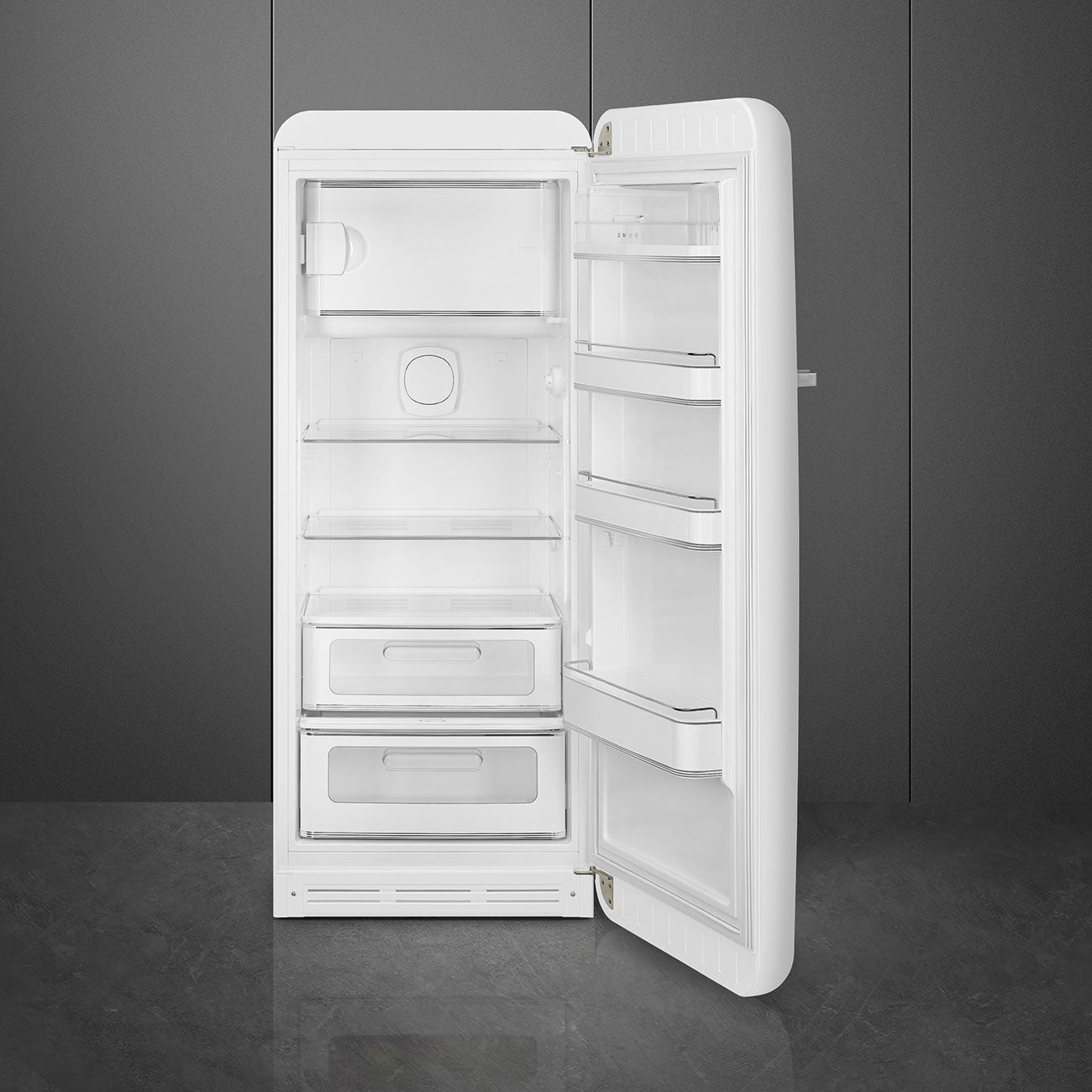 Fab28 Fridge - White (Right Hinge)