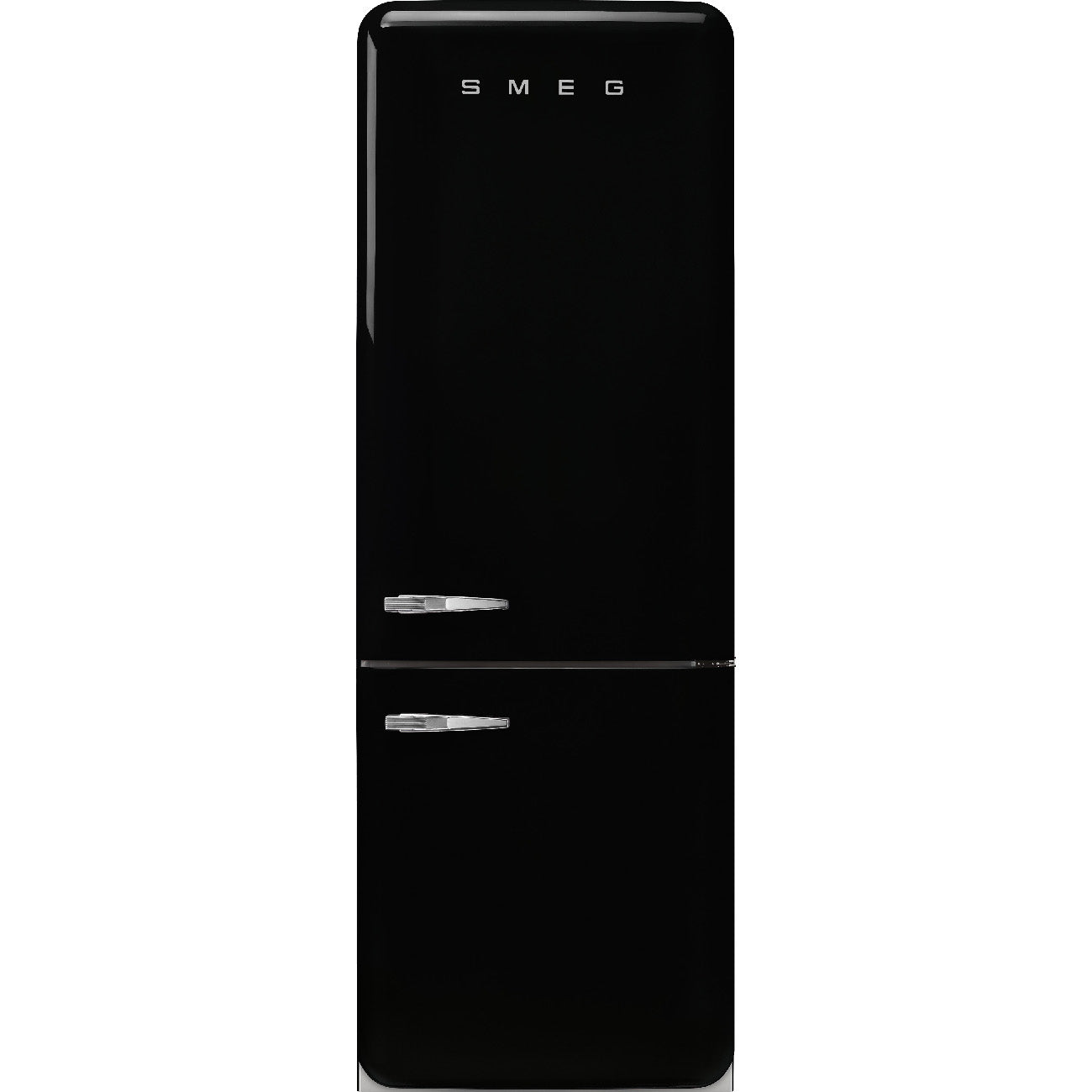 FAB38 Fridge - Black (Right Hinge)