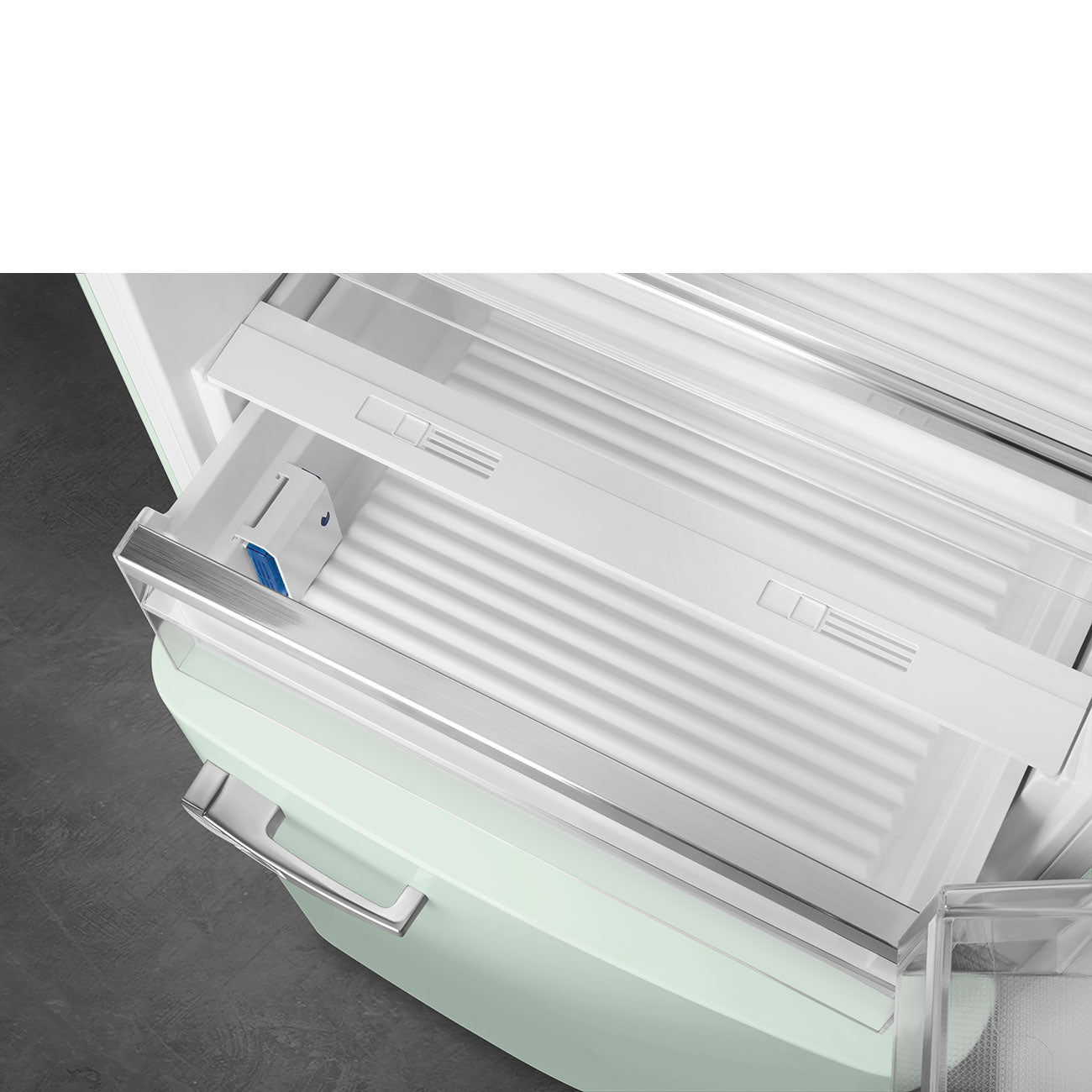 FAB38 Fridge - Pastel Green (Right Hinge)