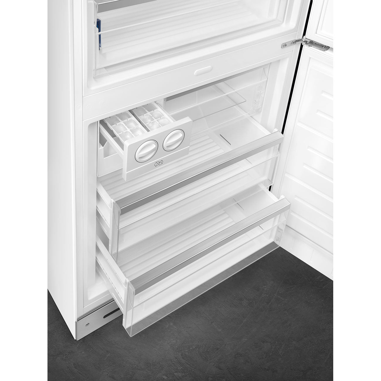 FAB38 Fridge - White (Right Hinge)