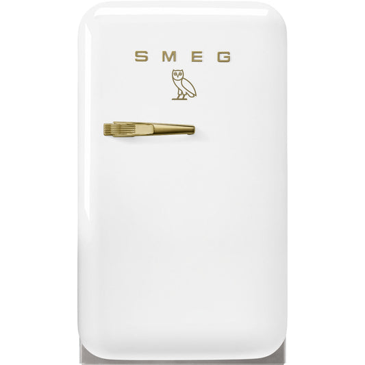 Fab5 SMEGxOVO Mini Fridge - White (Right Hinge)