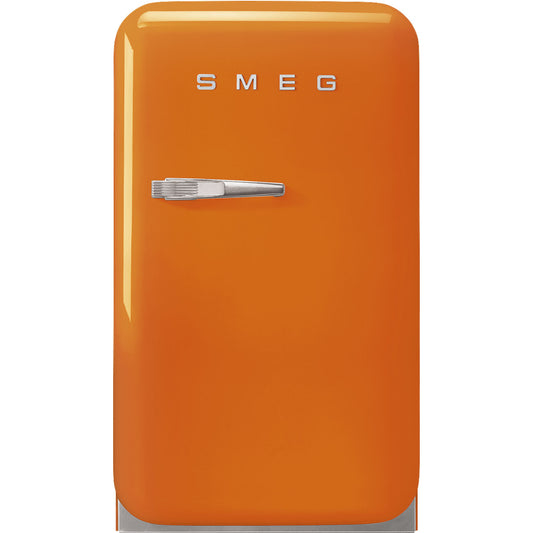 FAB5 Mini Fridge - Orange (Right Hinge)
