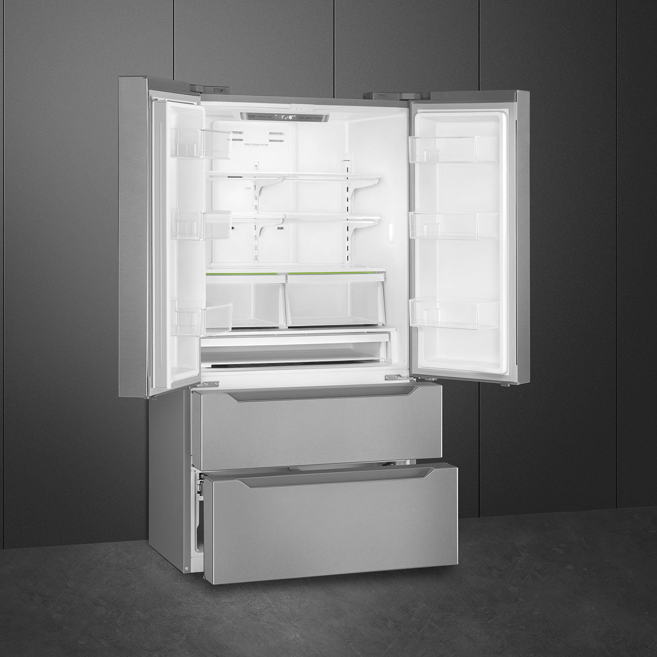 36" Freestanding Fridge-Stainless Steel