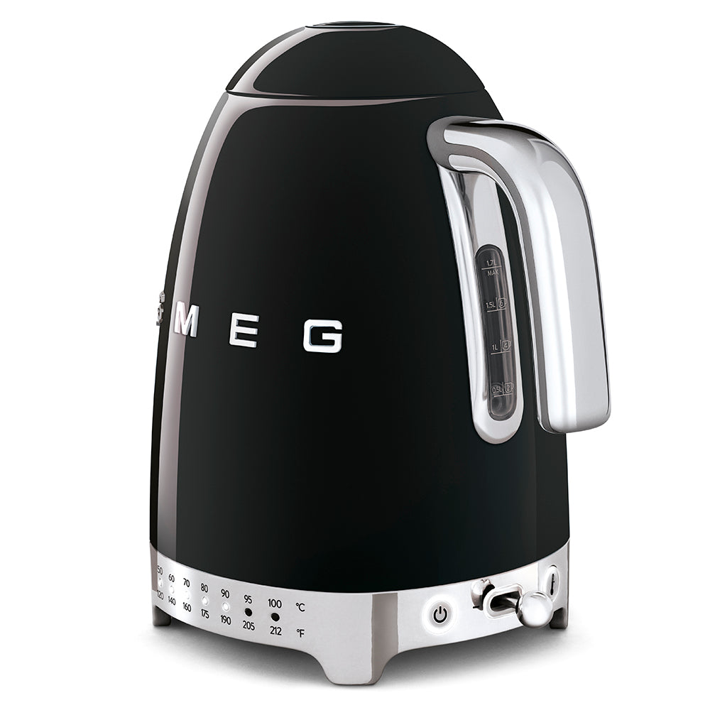 Electric Kettle - Variable Temperature - 1.7L - Black