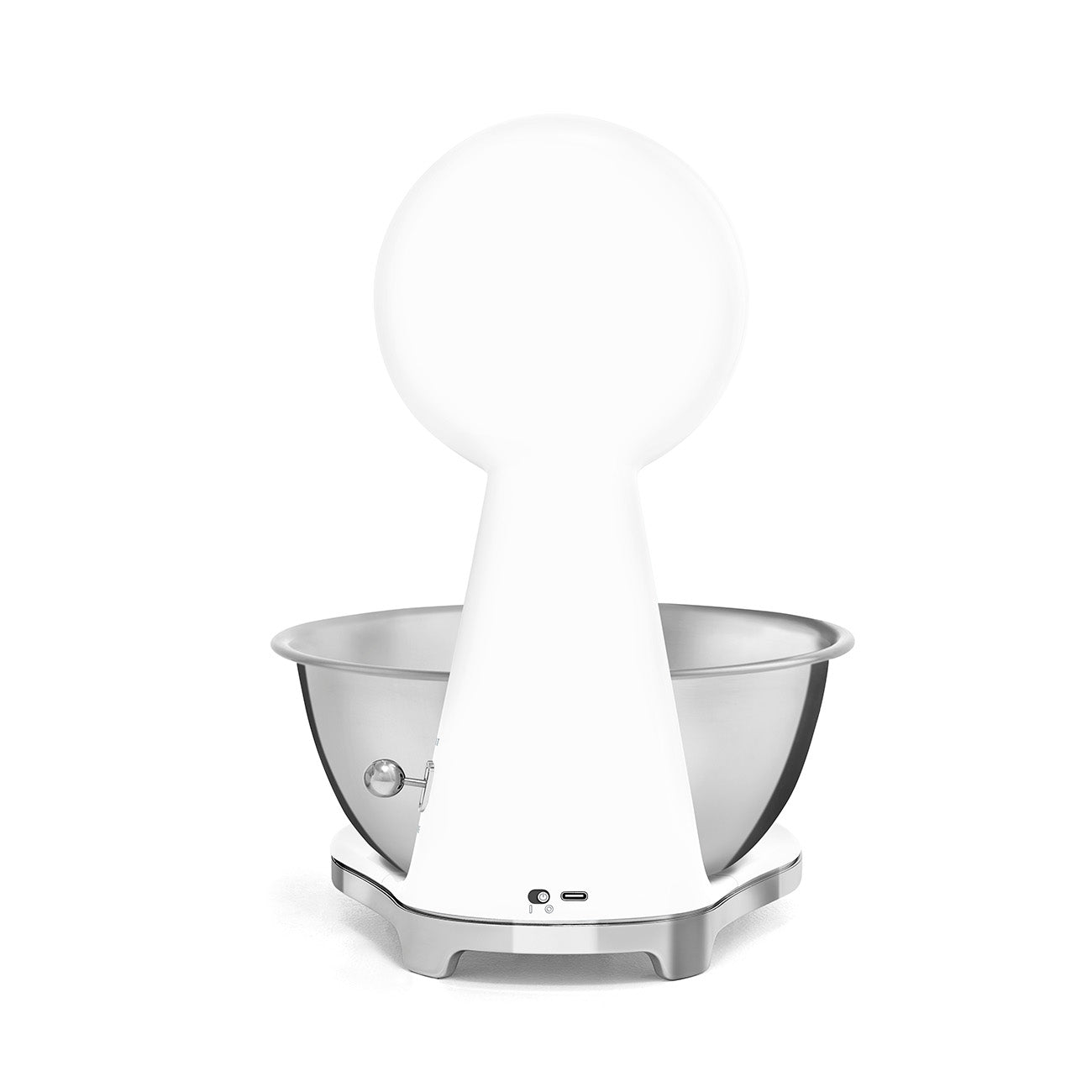 Digital Analog Kitchen Scale - White