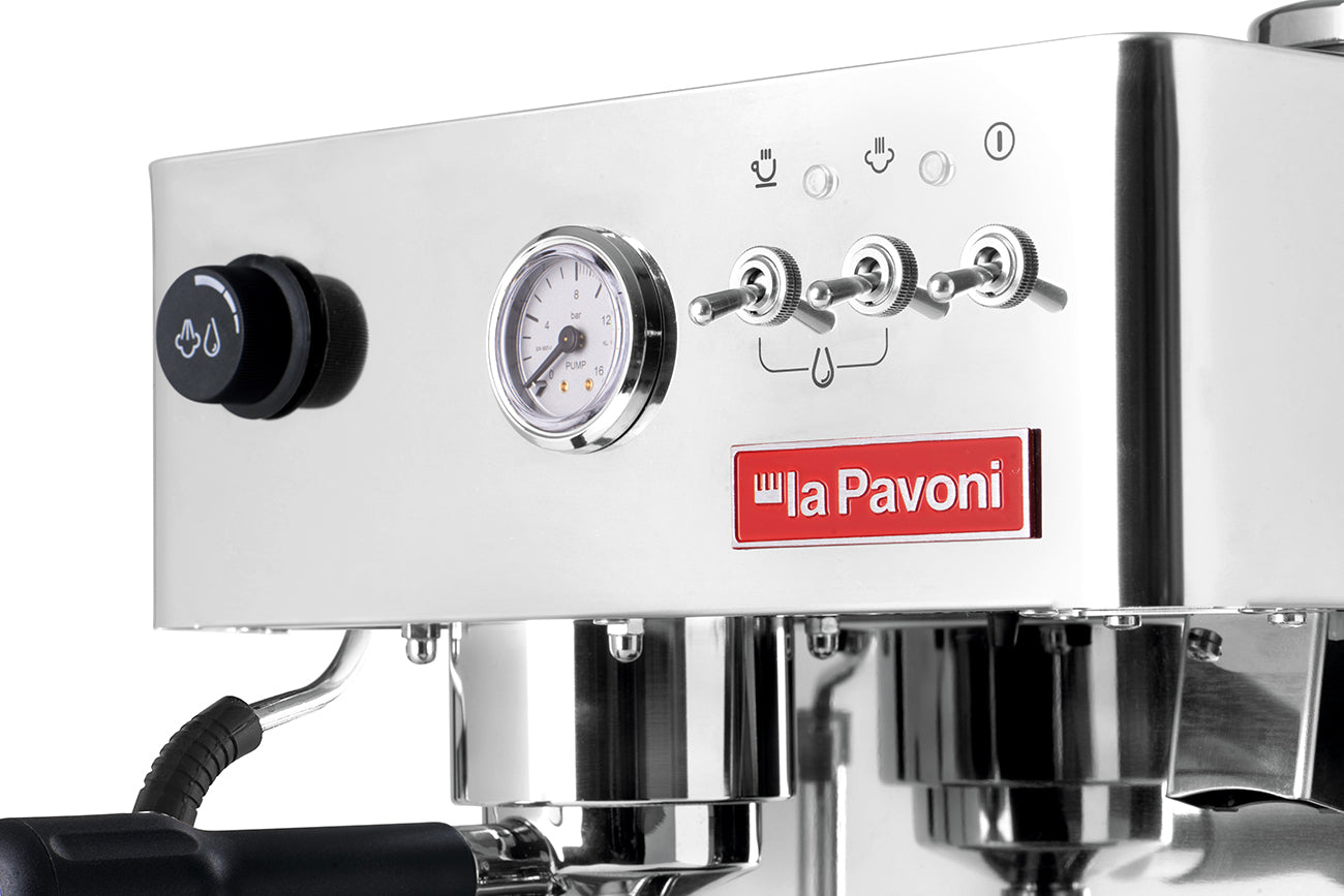 La Pavoni Domus Bar Combi Espresso Machine - Stainless Steel