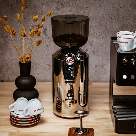 La Pavoni Cilindro Coffee Grinder - Stainless Steel