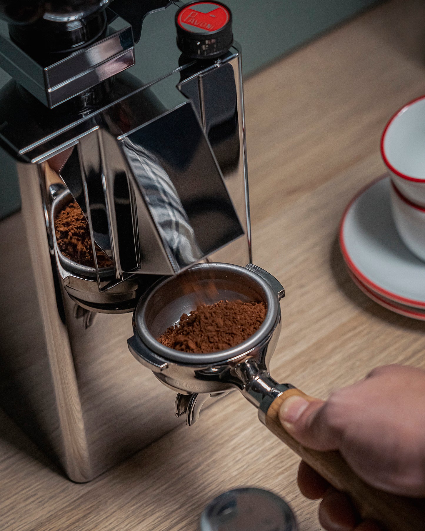 La Pavoni Kube Mill Flat Burr Grinder Stainless Steel - LPGKBS02US