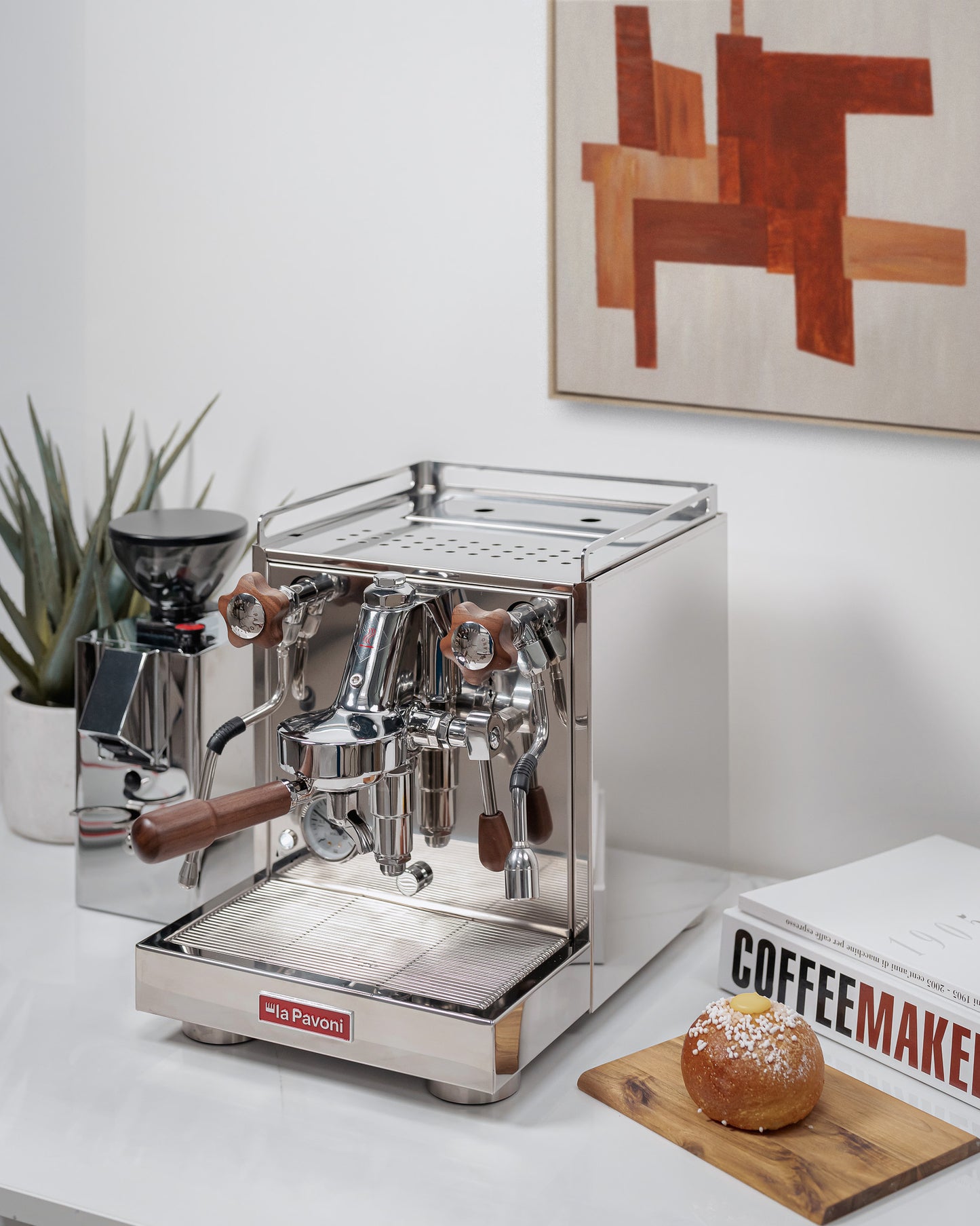 La Pavoni Cellini Classic Espresso Machine Stainless Steel - LPSCCS11US