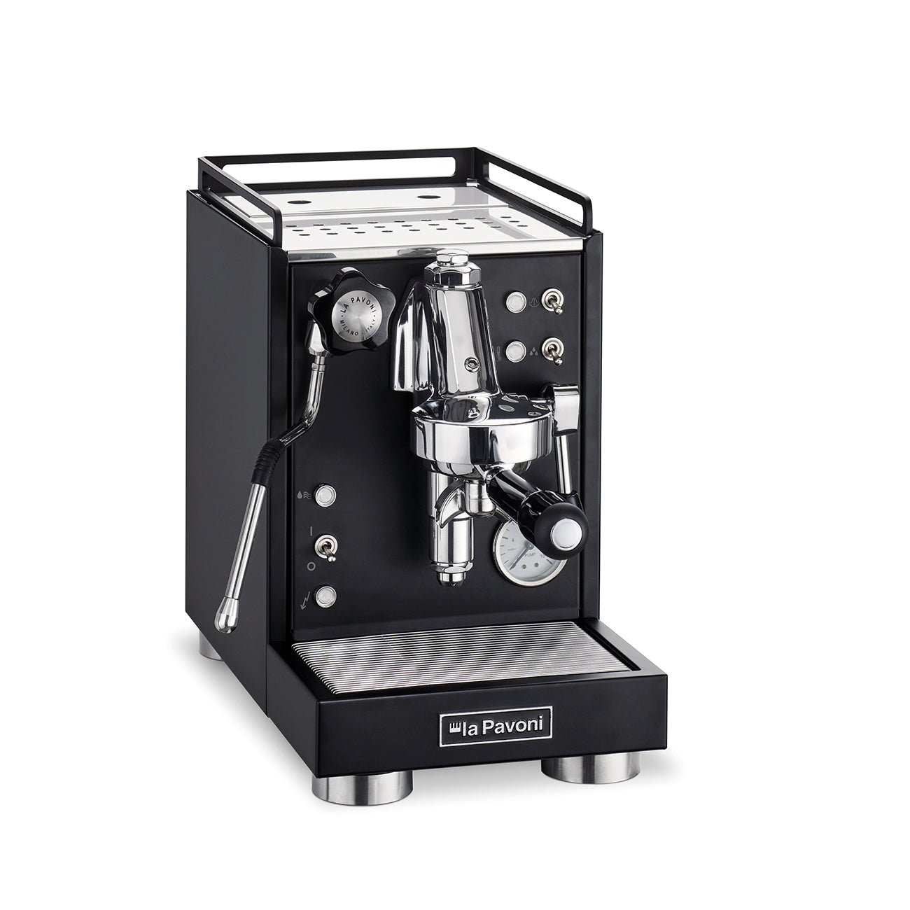 La Pavoni Mini Cellini Nera Espresso Machine - Black