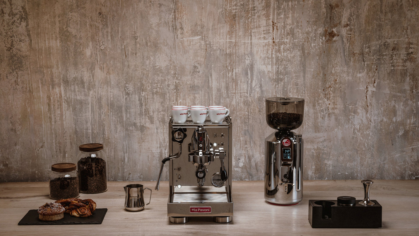 La Pavoni Mini Cellini Nera Espresso Machine