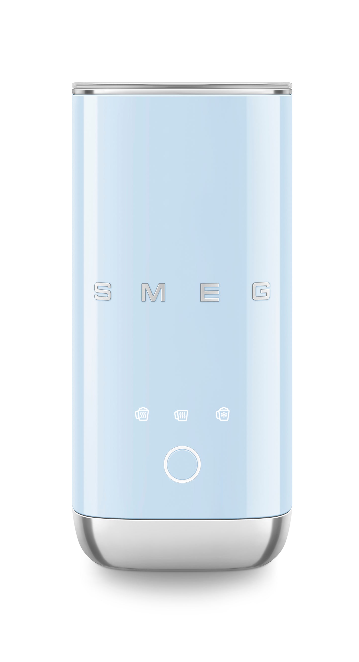 Electric Milk Frother - Pastel Blue
