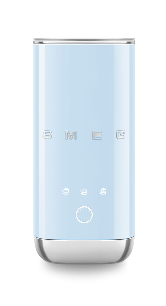 Electric Milk Frother - Pastel Blue