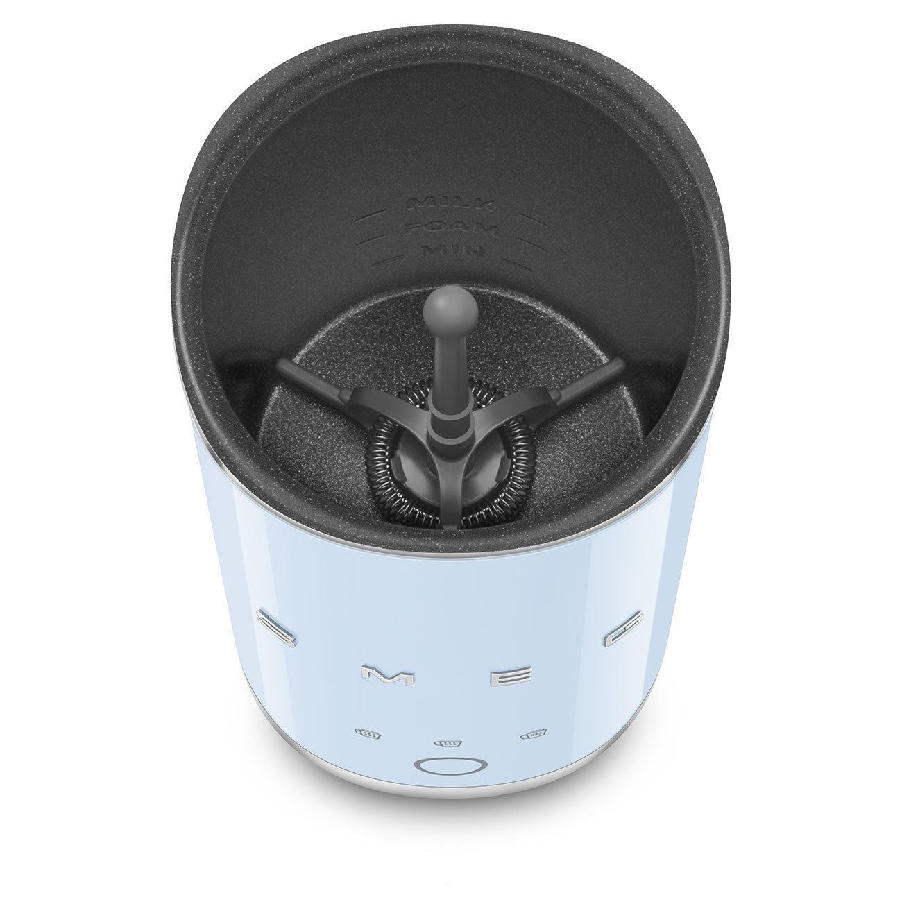 Electric Milk Frother - Pastel Blue
