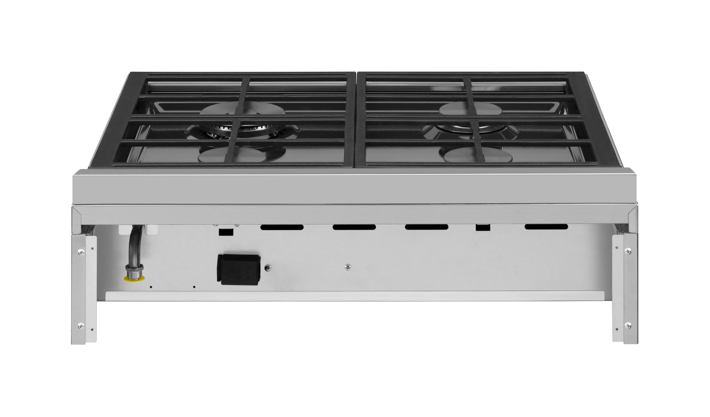 Portofino 30" Gas Rangetop - Stainless Steel