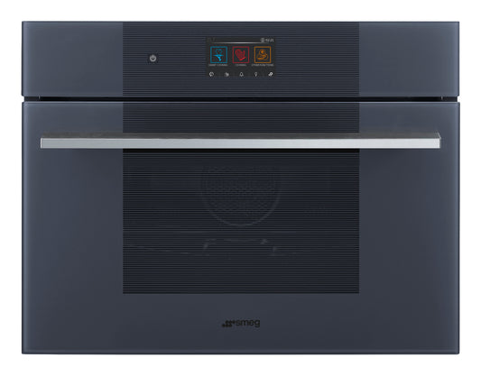 SMEG 24" Compact Speed Oven, Touch Control, Neptune Gray
