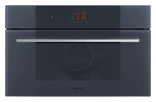 SMEG 30" Compact Speed Oven, Touch Control, Neptune Gray