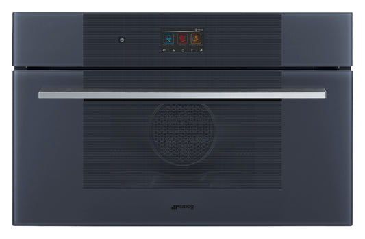 SMEG 30" Compact Speed Oven, Touch Control, Neptune Gray