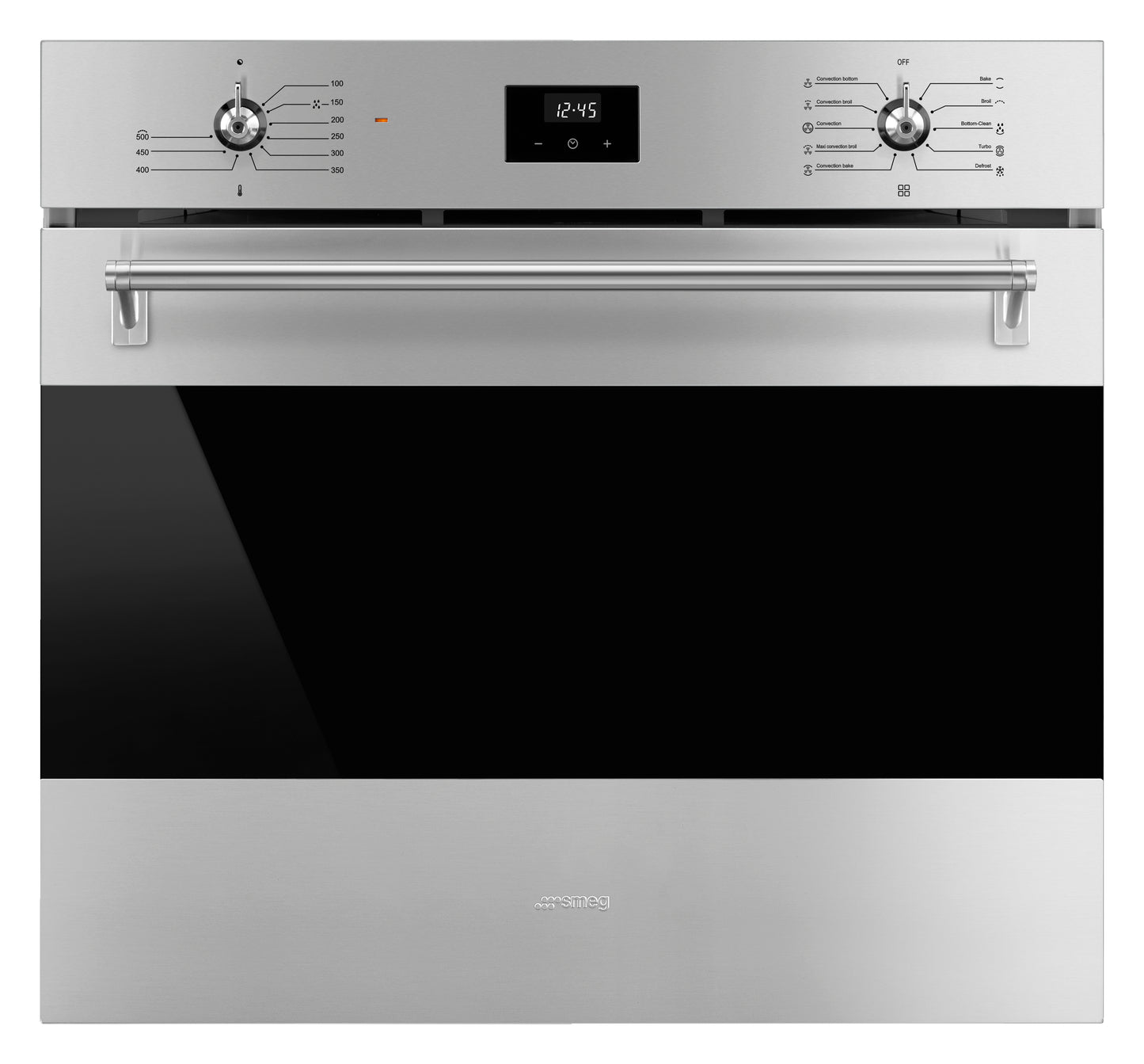 SMEG 24" Built in Classic Design Oven with Pro Knobs and Handle