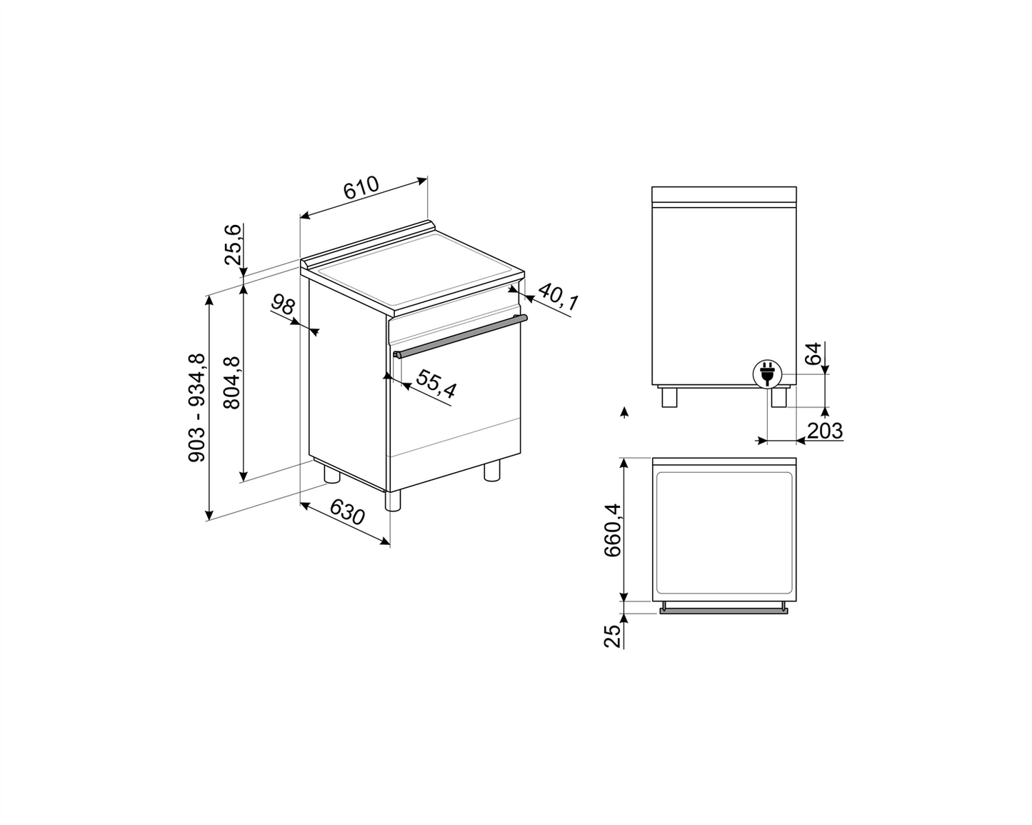 Professional Range 24" - Induction