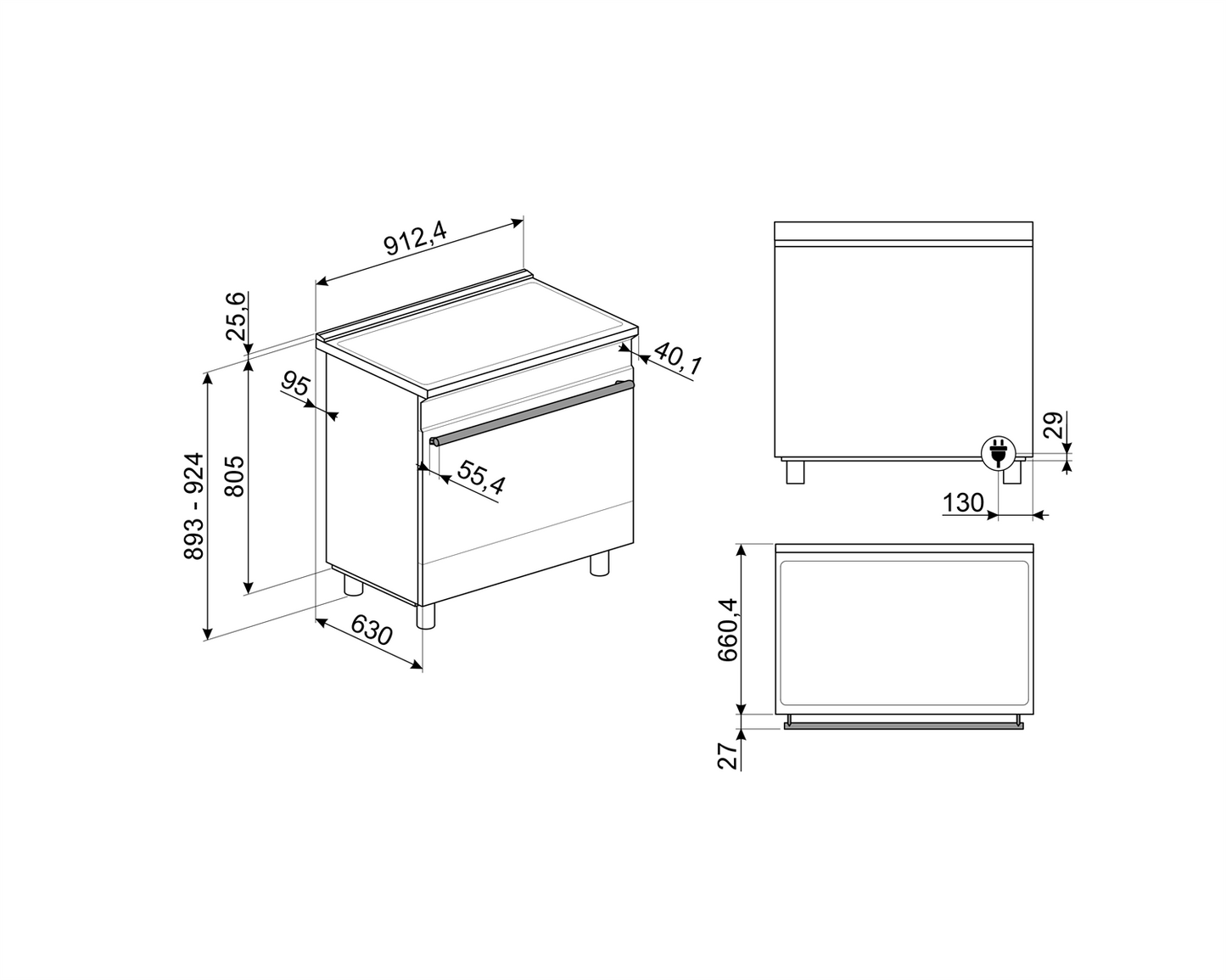 Professional Range 36" - Induction
