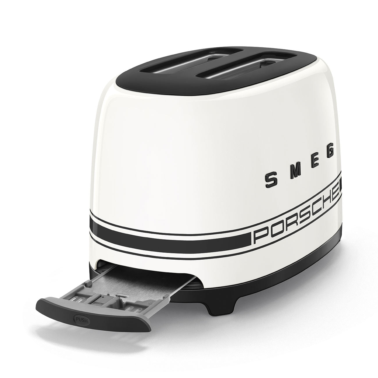 2-Slice Toaster PORSCHE x SMEG Carrara White Metallic