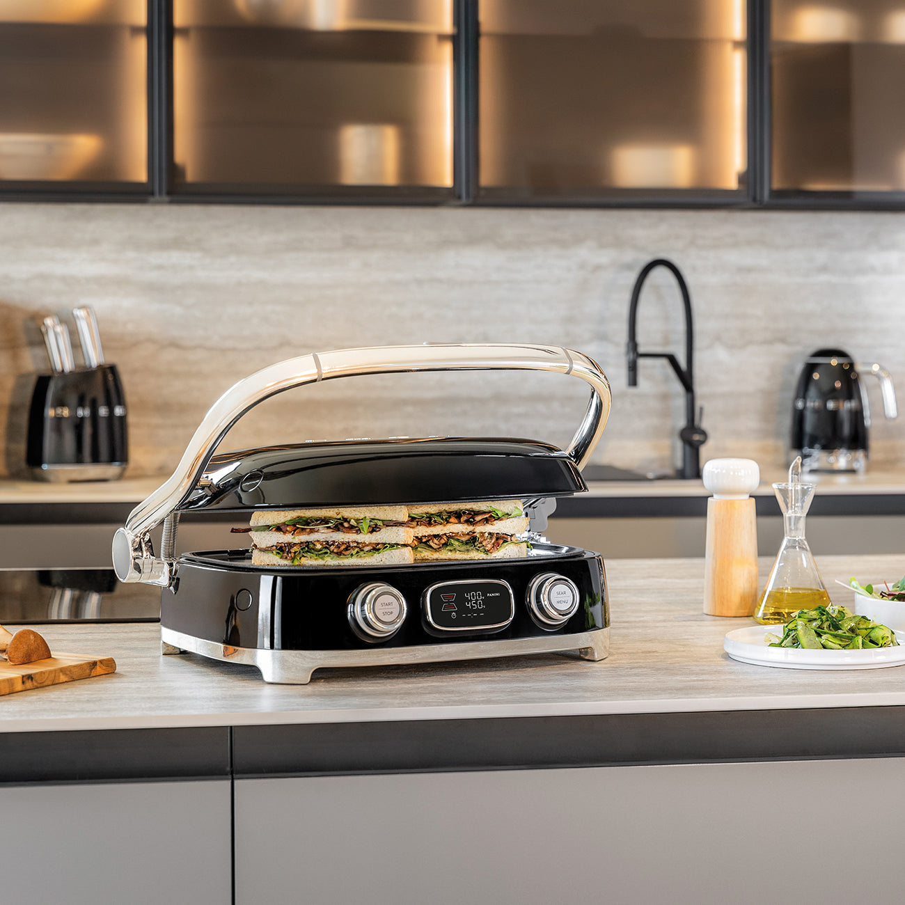 SMEG Multi Use Grill (Black)