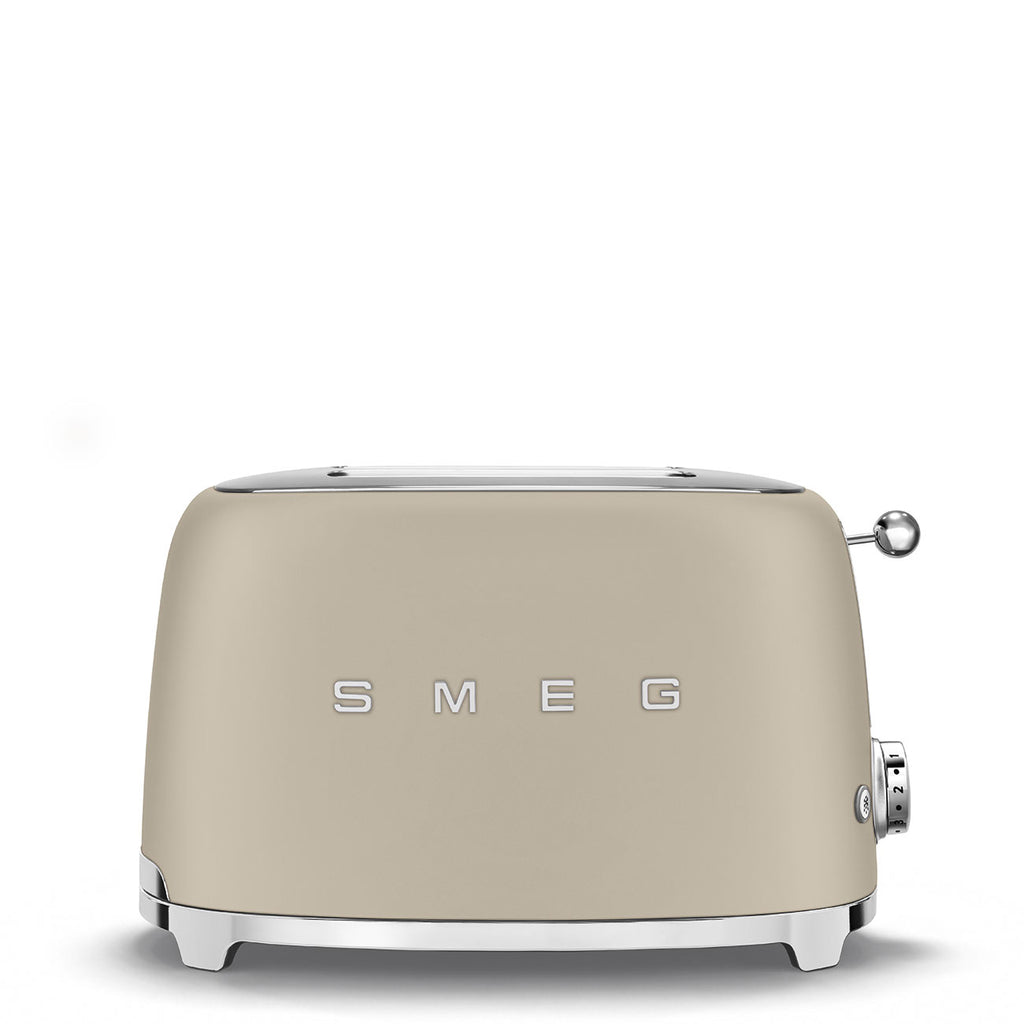 SMEG 2-Slice Electric Toaster (Moonlight Cream Matte)