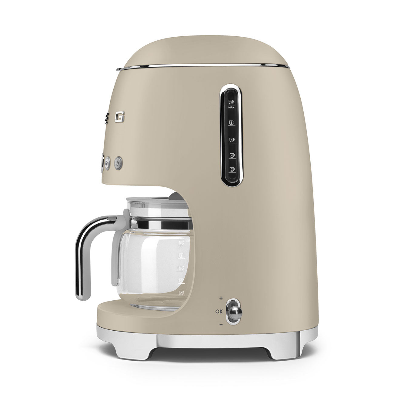 SMEG Drip Filter Coffee Machine (Moonlight Cream Matte)