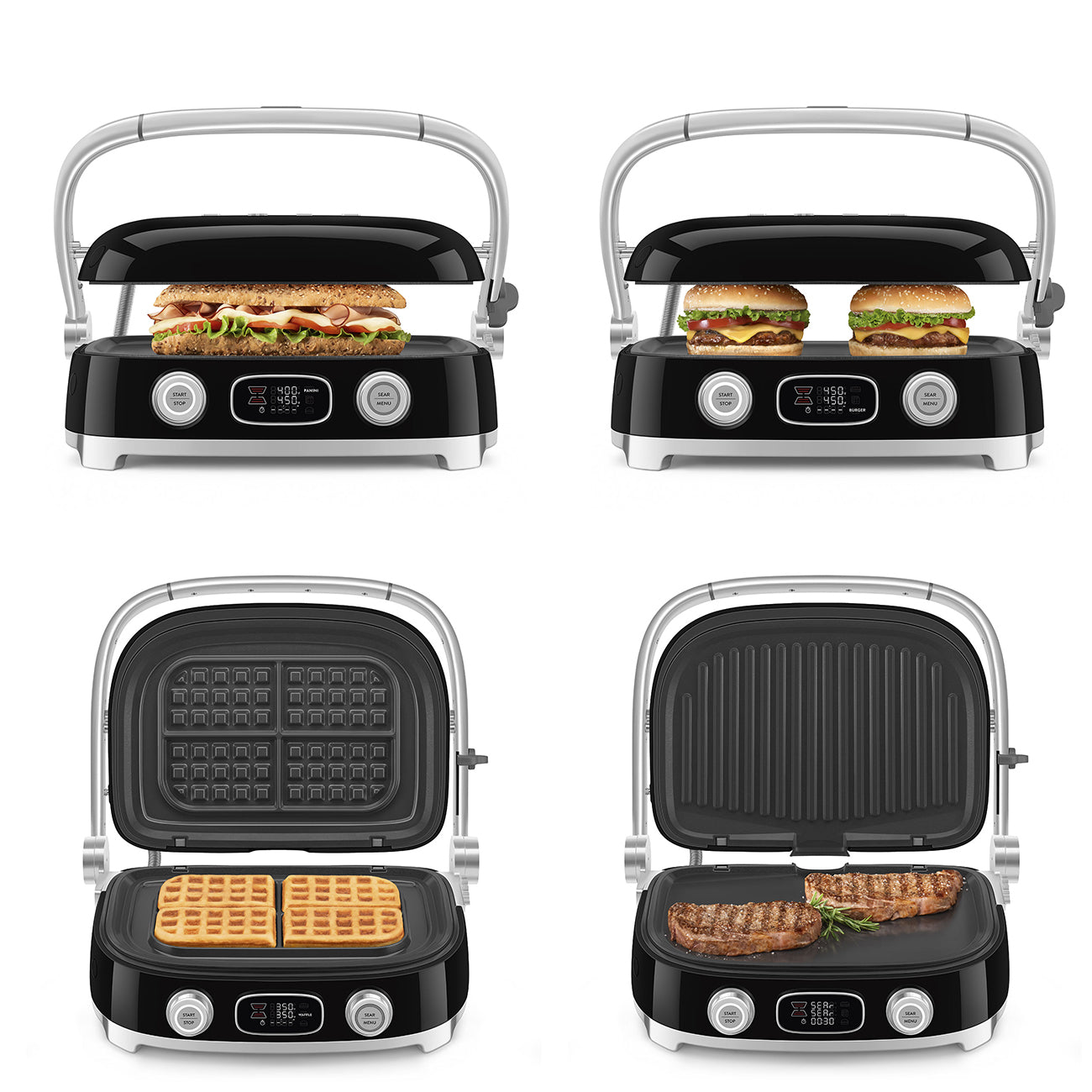 SMEG Multi Use Grill (Black)