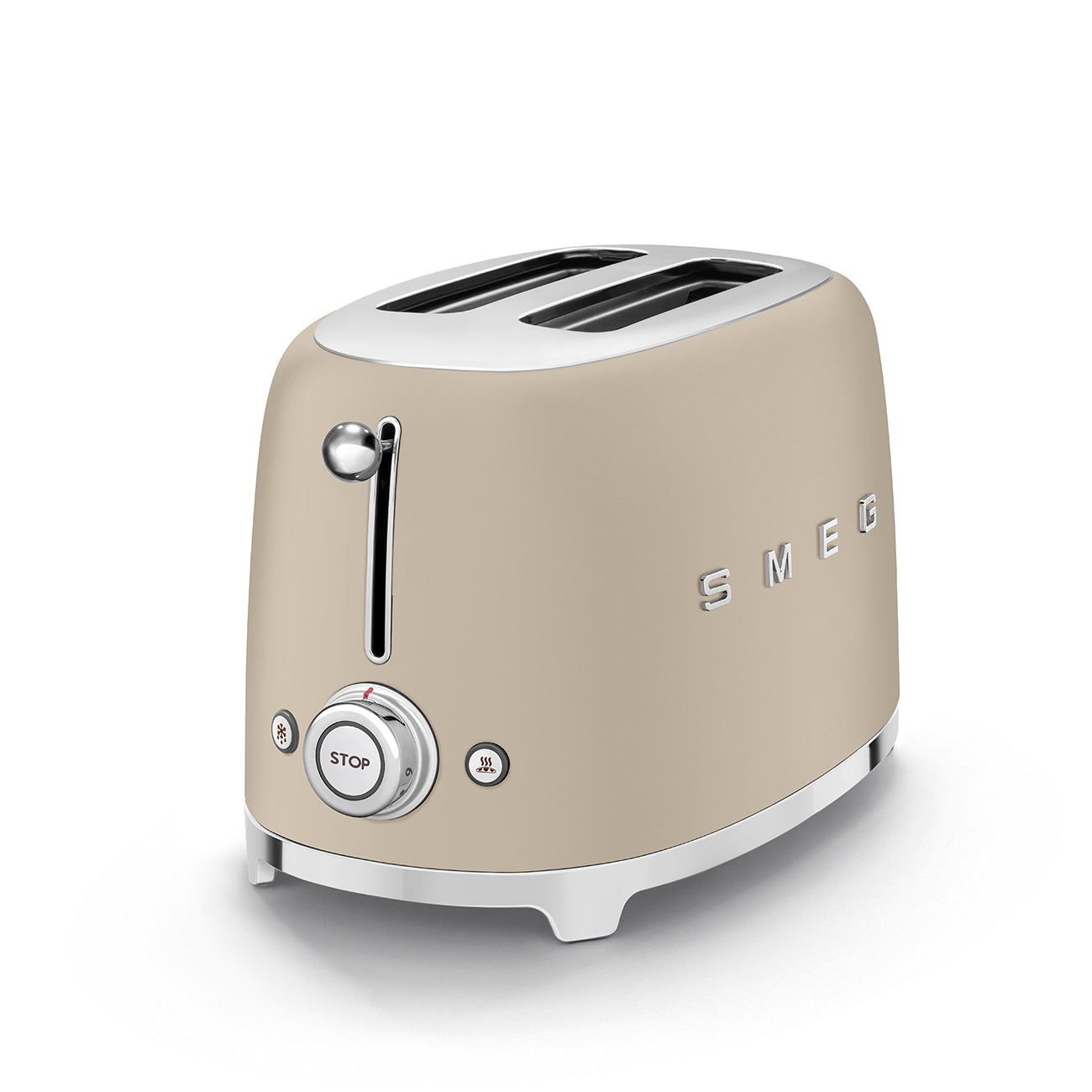 SMEG 2-Slice Electric Toaster (Moonlight Cream Matte)