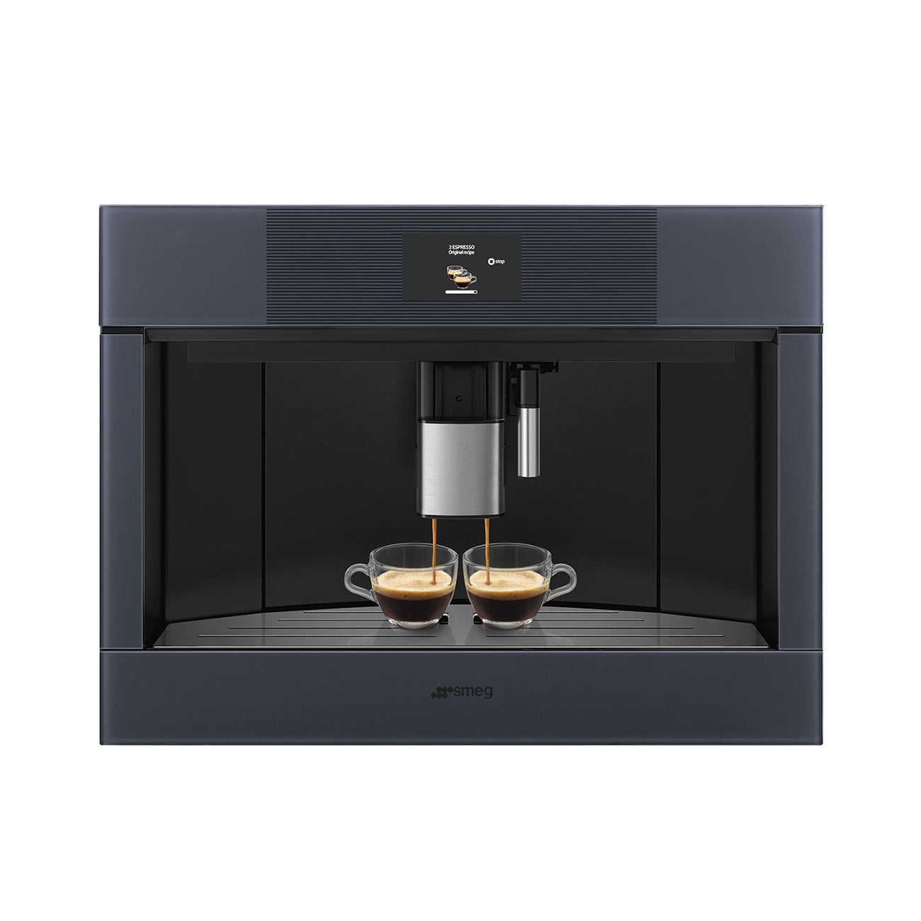 SMEG 24" Built In Built In Coffee System (Neptune Gray)
