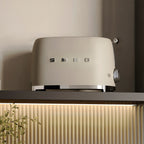 SMEG 2-Slice Electric Toaster (Moonlight Cream Matte)