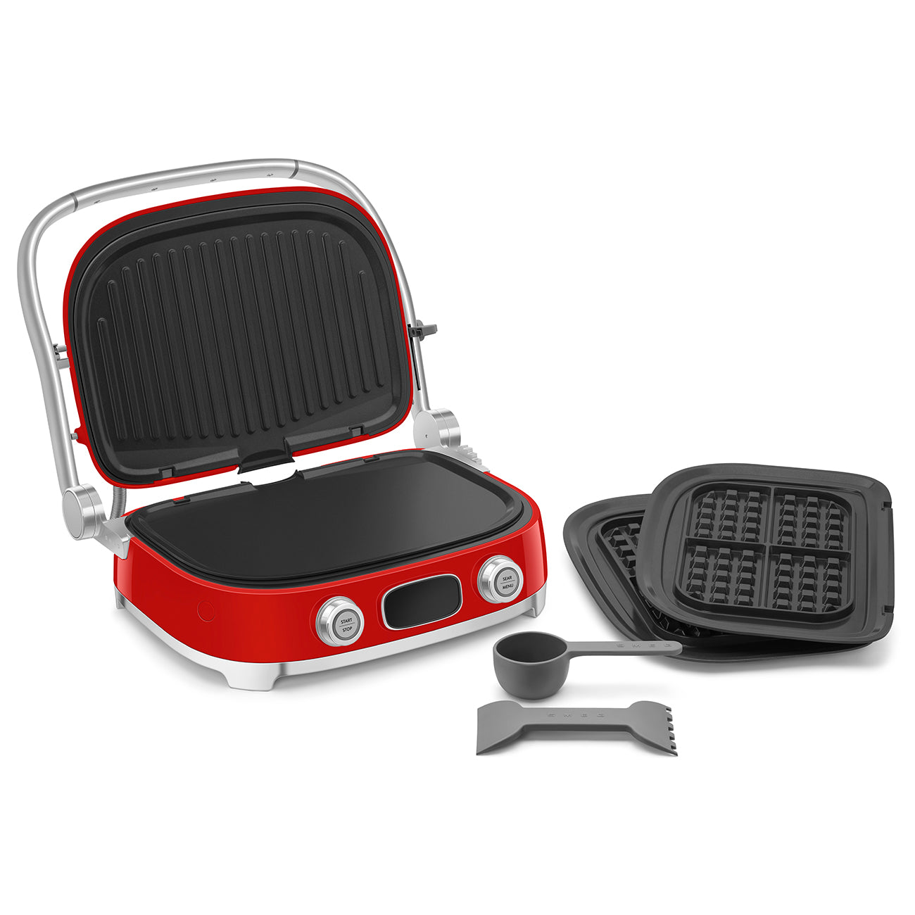 SMEG Multi Use Grill (Red)