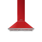 SMEG Portofino 36" Wall Hood (Red)