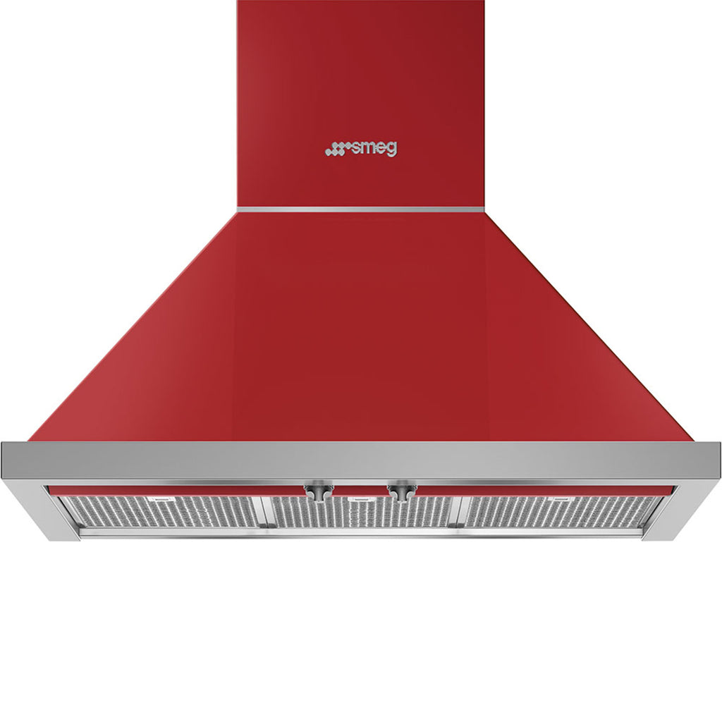 SMEG Portofino 30" Wall Hood (Red)