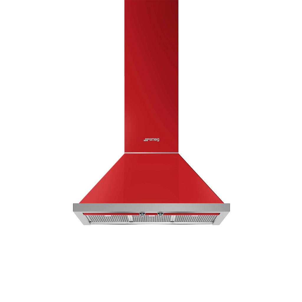 SMEG Portofino 30" Wall Hood (Red)
