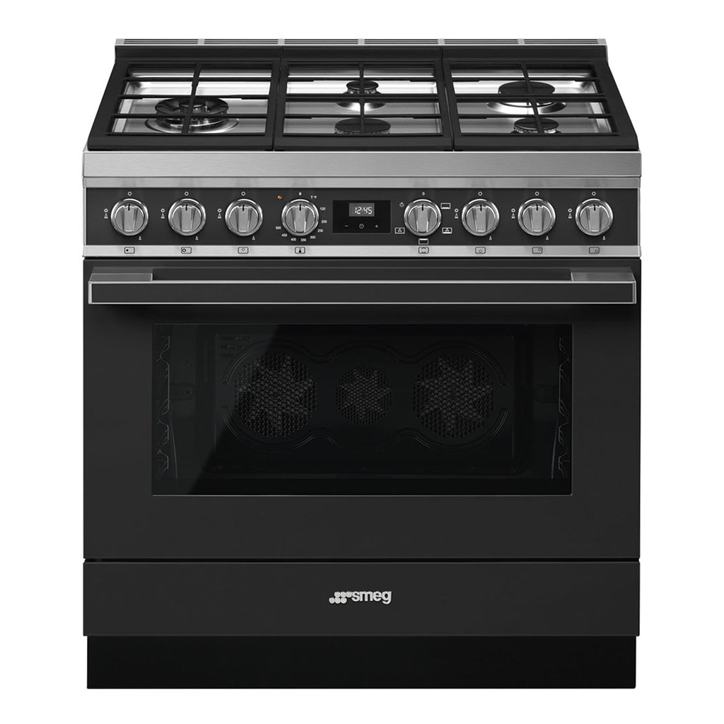 SMEG Portofino 36" All Gas Range (Anthracite)