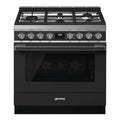 SMEG Portofino 36" All Gas Range (Anthracite)